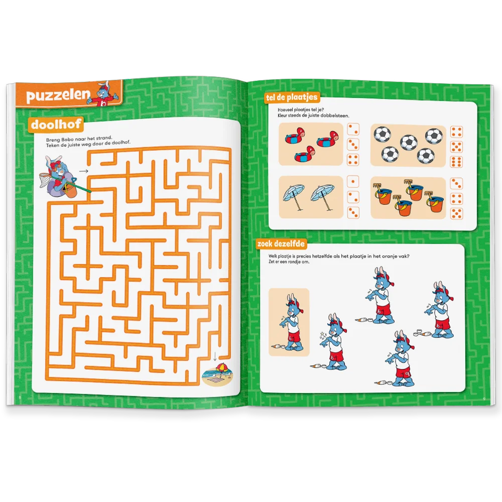 Bobo inkijkje in het tijdschrift