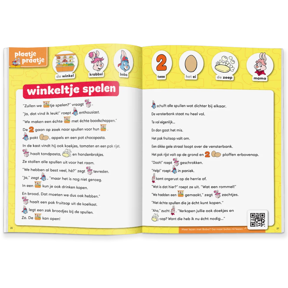 Bobo inkijkje in het tijdschrift