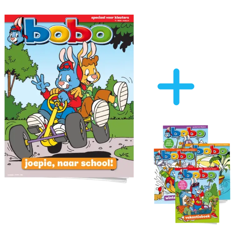 Bobo tijdschrift abonnement aanbieding met vakantieboek en winterboek